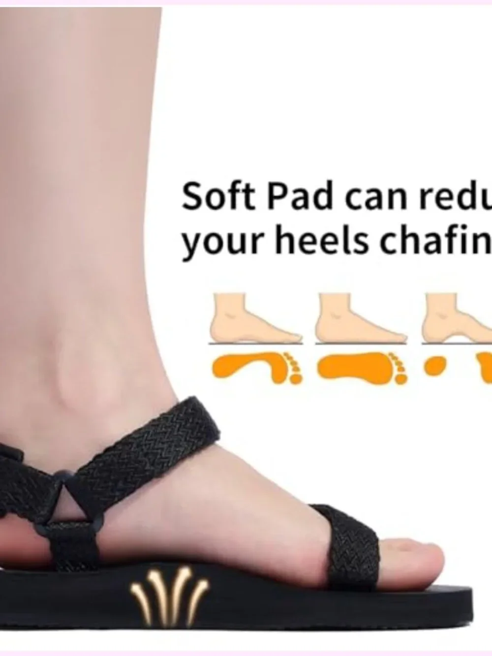 Women's Sport Sandals with Arch Support Yoga Mat Insole Lightweight Water Shoes